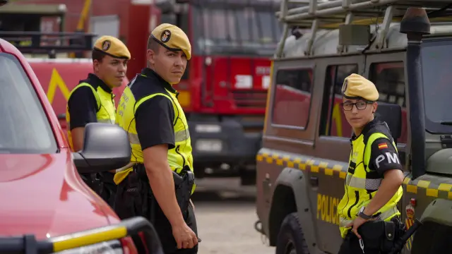 El Gobierno ha enviado a Lérida un centenar de efectivos de la UME para reforzar las tareas de extinción de los incendios.