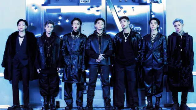 Los siete miembros del grupo BTS