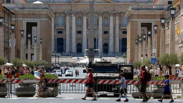 Detenido un conductor imprudente cerca de la plaza del Vaticano