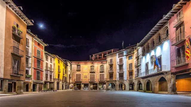 Plaza Mayor de Graus, uno de los escenarios del Sonna Huesca.