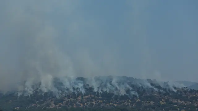 Incendio en Cebreros, Ávila.