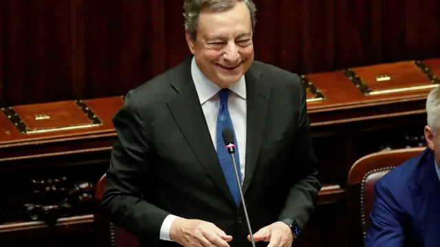 El Primer Ministro de Italia, Mario Draghi.