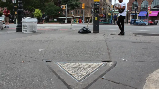 El "triángulo Hess", en Greenwich Village, Nueva York.
