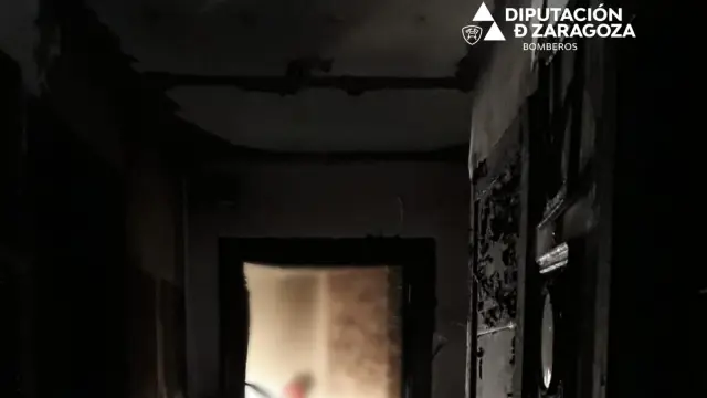 Incendio en una vivienda de Litago.