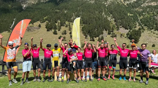 La Asociación Ciclista Valle de Benasque, premio al club con más inscripciones.