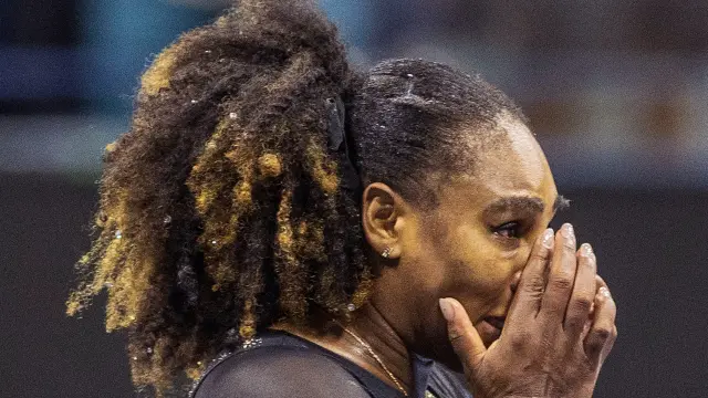 Serena Williams se emociona en el que pudo ser su último partido.