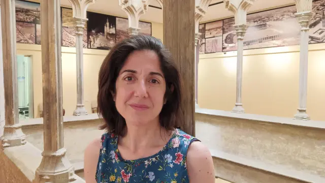 Cristina Cabello, coordinadora de las Oficinas de Apoyo a la Rehabilitación del Colegio Oficial de Arquitectos de Aragón.