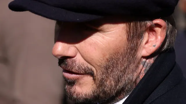 Former football player David Beckham leaves after paying his respects to Britain's Queen Elizabeth lying in state, following her death, in London, Britain September 16, 2022. REUTERS/Henry Nicholls BRITAIN-ROYALS/QUEEN