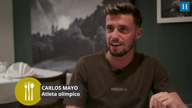 El atleta Carlos Mayo asegura que cocinar le relaja, especialmente cuando está en las concentraciones