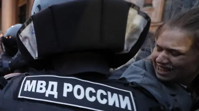 Detenciones en Rusia en las protestas contra la "movilización parcial"
