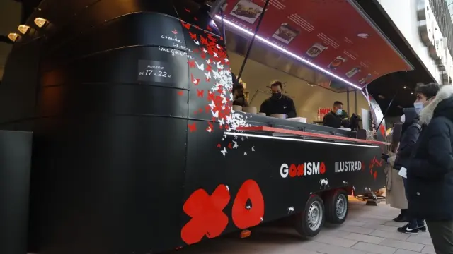 Una furgoneta GoXo, el 'food truck' de Dabid Muñoz.