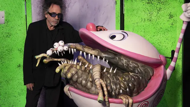 el cineasta estadounidense Tim Burton inauguró este miércoles en Madrid 'El laberinto'