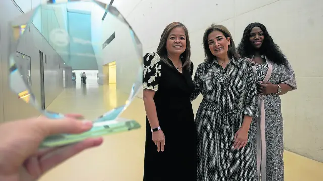Regina Reyes, Diana Moukalled y Faith Zaba, ganadoras de los WAN-IFRA Women in News.
