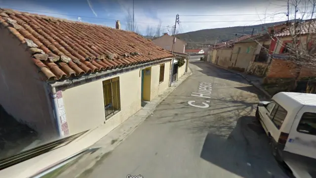 Calle Huesca en Utrillas (Teruel).