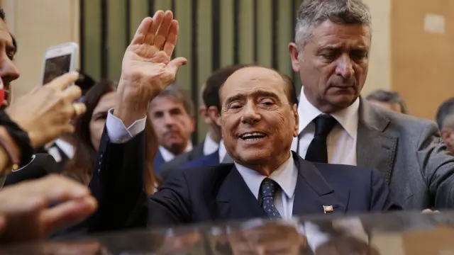 Foto de archivo de Silvio Berlusconi