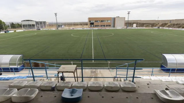 Campo de fútbol de San Miguel en Fuentes de Ebro.