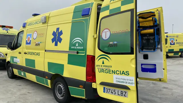 Una de las ambulancias de Tenorio