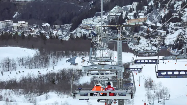 Estación de esquí de Gourette.