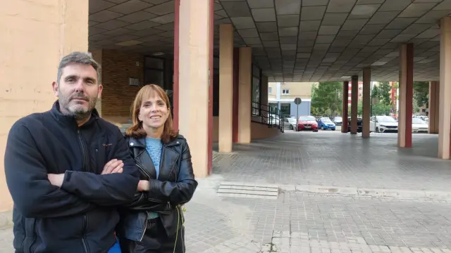 Luis César y Olga Torres, presidentes de las comunidades de vecinos de las calles Manuel de Viola 7 y 11, respectivamente