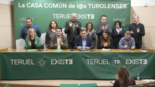 Proclamación de la Coordinadora Ejecutiva de Teruel Existe.