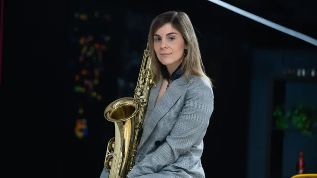 Carmen Salguero quería recuperar en Zaragoza su dedicación al saxofón como solista.
