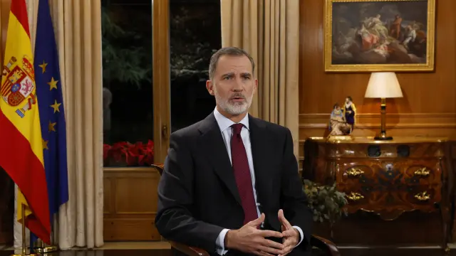 Felipe VI pronuncia su discurso de Nochebuena