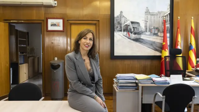 Natalia Chueca, en su despacho del Ayuntamiento.