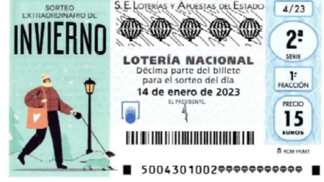 Sorteo Extraordinario de Invierno de Lotería Nacional.