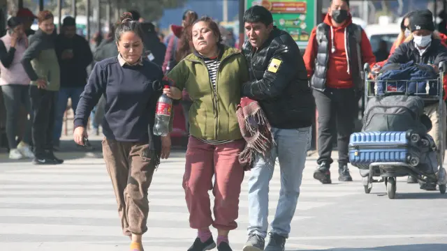 Familiares de las víctimas del accidente de Nepal.