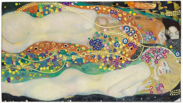 'Wasserschlangen II', el cuadro más caro del pintor austríaco más famoso, Gustav Klimt.