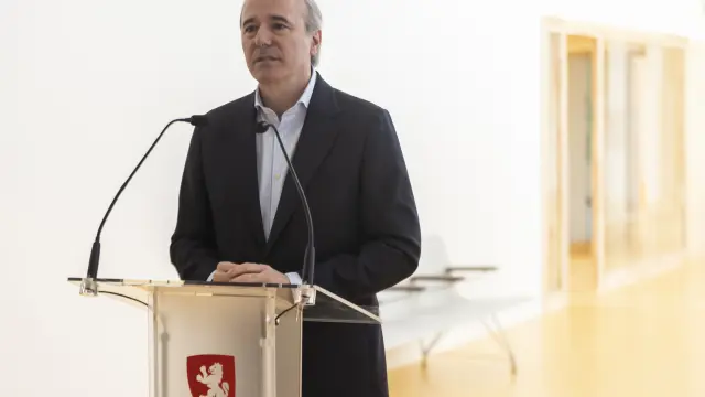 El alcalde de Zaragoza, Jorge Azcón, este miércoles.