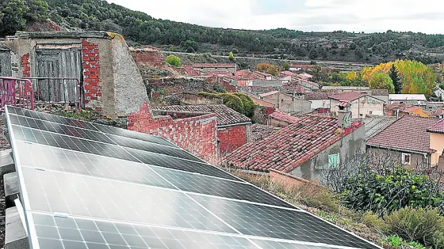 Instalación fotovoltaica en Luco de Jiloca.
