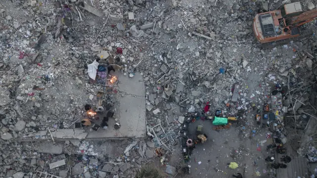 Operaciones de rescate en Kahramanmaras después terremoto