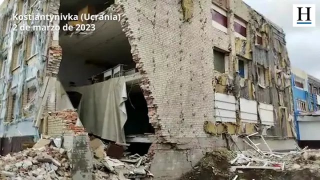 Gervasio Sánchez, enviado especial de HERALDO a Ucrania, nos muestra el estado en el que han quedado las escuelas nº3 y nº6 de la ciudad de Kostiantynivka