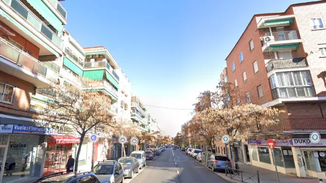 Viviendas en la calle de la Oca, en Carabanchel (Madrid).