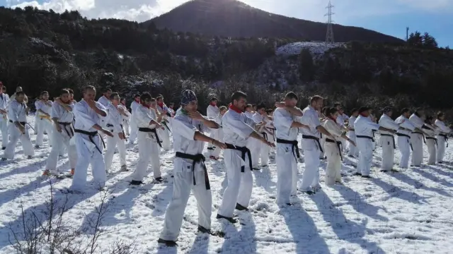 Curso de Invierno de Kyokushin en Villanúa.