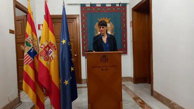 La secretaria de Estado de Telecomunicaciones, María González, anuncia el nuevo programa de banda ancha.