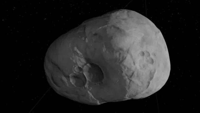 Imagen del asteroide 2023 DW