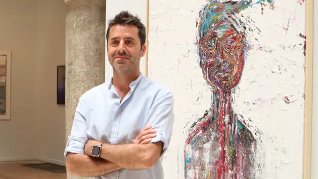 Federico Contín ganó el premio el año pasado por su pintura ‘Refugiad@’.