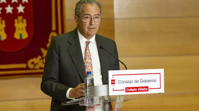 El vicepresidente, consejero de Educación y Universidades de Madrid, Enrique Ossorio.