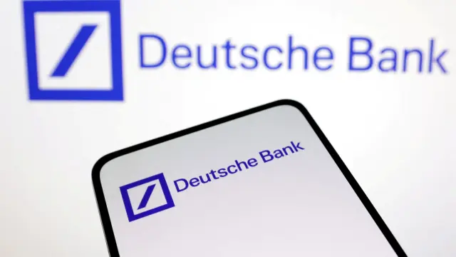 Logo del banco alemán Deutsche Bank.