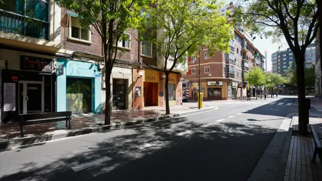 El atropello se ha producido a la altura del número 6 de la calle de García Sánchez, en Zaragoza