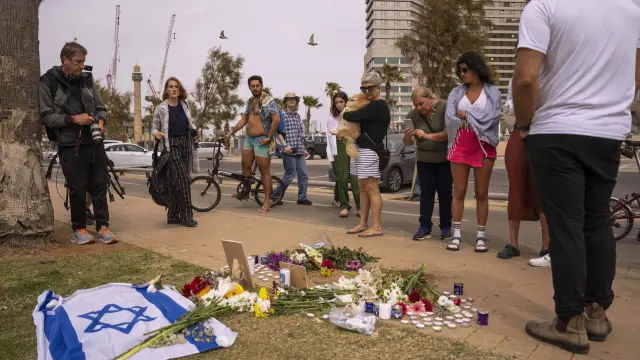 Tel Aviv - Il luogo dove Alessandro Parini, un turista italiano, è stato ucciso in un attacco palestinese