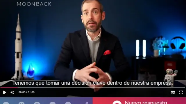 Daniel Vecino, CEO de MoonBack.