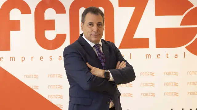 Benito Tesier, presidente de la Federación de Empresarios del Metal de Zaragoza (FEMZ).