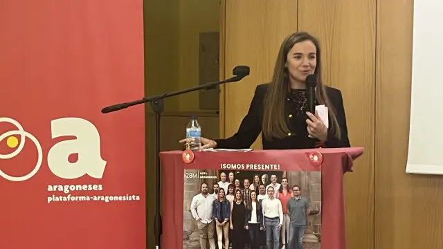 Lucía Guillén durante su intervención
