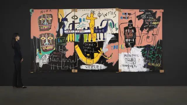 'El gran espectáculo (The Nile)' de Basquiat.
