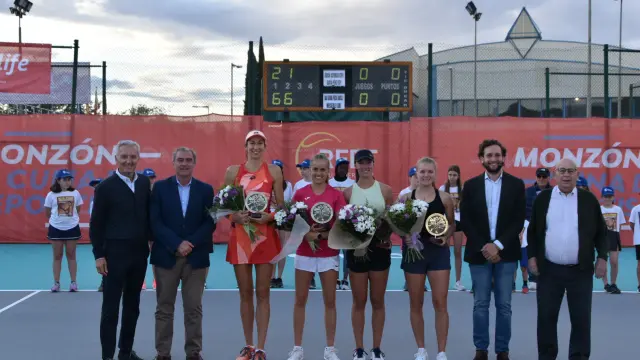 Finalistas del cuadro de dobles del Torneo Conchita Martínez.