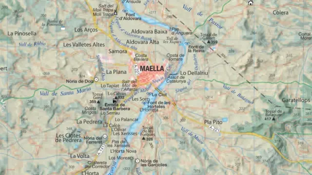 Maella (Zaragoza) cuenta ya con su mapa de toponimia.