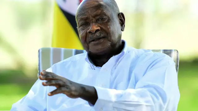 El presidente de Uganda, Yoweri Museveni.